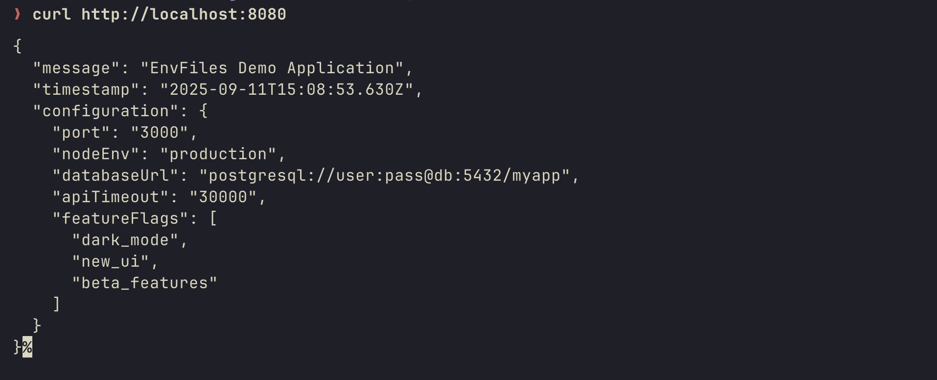 Application Response